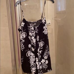 Floral spaghetti strap